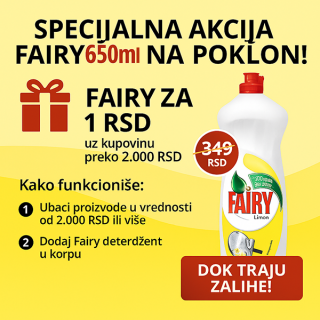 Fairy Limun deterdžent za pranje sudova 650 ml
