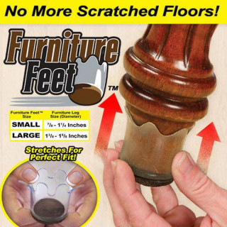 Furniture Feet - Nastavak za nogare za zaštitu podova 16 kom