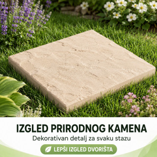 Ubodna ploča za dvorišnu stazu 40x40 cm – imitacija kamena
