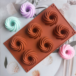Wave kuglof - silikonska modla za 6 mini kuglofa