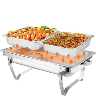 DIŠ - Dvostruka posuda za podgrevanje hrane sa poklopcem Dish
