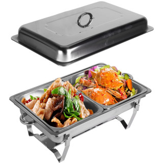 DIŠ - Dvostruka posuda za podgrevanje hrane sa poklopcem Dish