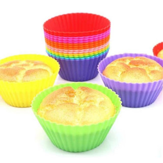 Rainbow Muffin - Silikonske korpice za mafine 12 kom