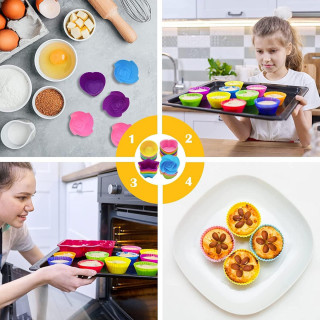 Flexi muffin cup - silikonski kalup za mafine