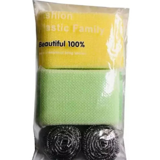 DUO WASH - Set sunđera i žica za blistavo čisto posuđe