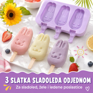 Napravite preslatke zeka sladolede kod kuće + POKLON 50 štapića