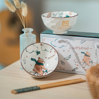 Holiday Feeling - Set od 2 keramičke činije u prazničnom dezenu