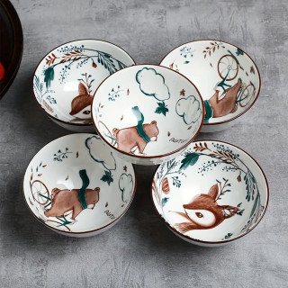 Holiday Feeling - Set od 2 keramičke činije u prazničnom dezenu