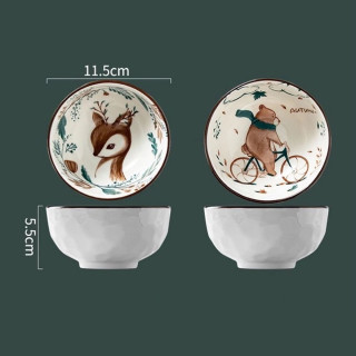 Holiday Feeling - Set od 2 keramičke činije u prazničnom dezenu