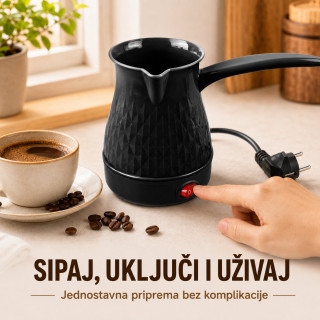 Kuvalo za brzu domaću kafu – Električna džezva - bez čekanja i kuvanja na ringli