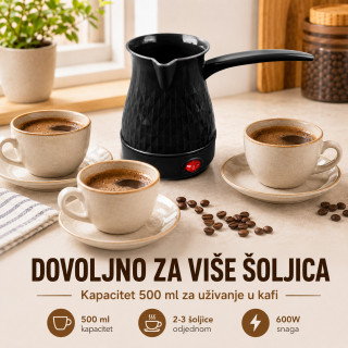 Kuvalo za brzu domaću kafu – Električna džezva - bez čekanja i kuvanja na ringli