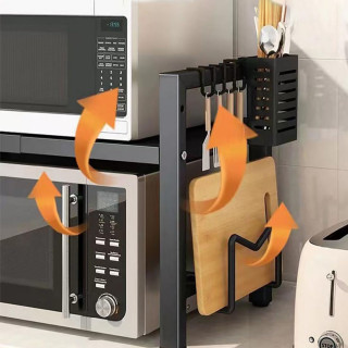 Praktični sklopivi stalak za mikrotalasnu i posuđe