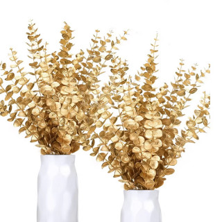 Golden Eucalyptus - Dekorativna grana u zlatnoj boji