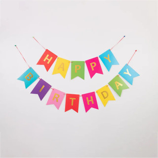 Birthday flag - Rođendanski natpis Happy Birthday