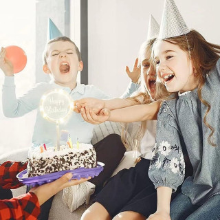Happy Birthday - LED dekoracija za torte