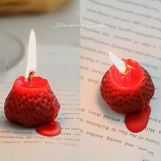 Strawberry Candle - Set od 4 mirisne sveće u obliku jagode