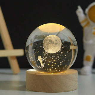 3D Galaxy Ball - Lampa u obliku kristalne kugle