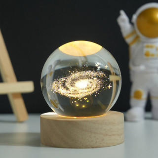 3D Galaxy Ball - Lampa u obliku kristalne kugle