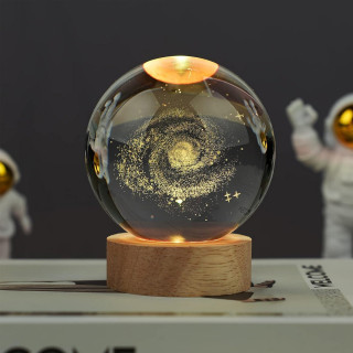 3D Galaxy Ball - Lampa u obliku kristalne kugle