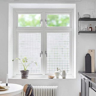 Window Film 40cm x 1m - Samolepljiva folija za staklo sa dezenom kvadratića