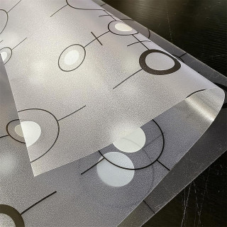 Window Film 40CM X 100CM - Folija za staklo sa dezenom KRUŽIĆA	