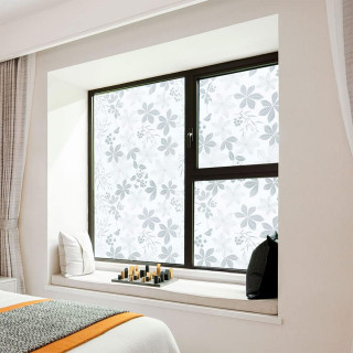 Window Film 40CM X 100CM - Folija za staklo sa dezenom LIŠĆA	