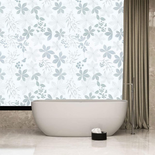 Window Film 40CM X 100CM - Folija za staklo sa dezenom LIŠĆA	