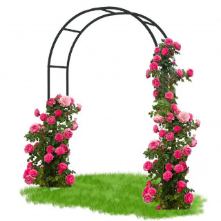 Pergola BLACK - Baštenski luk za ruže i puzavice