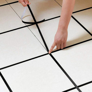 3D samolepljiva traka za dekoraciju u crnoj boji