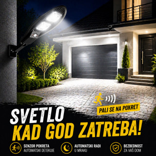 Solarni LED Reflektor - Osvetli dvorište bez kablova, majstora i računa za struju.