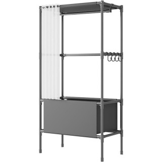 Sklopivi ormar sa zavesom – praktičan i kompaktan