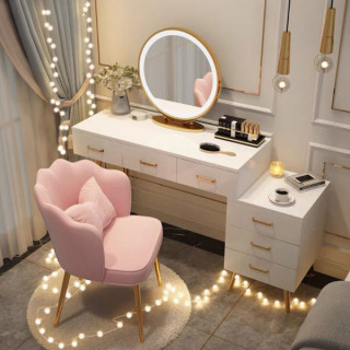 ARIEL - Rose Gold Salonska stolica sa jastučićem 