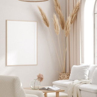 Elegantna trska - veliki ukrasni pampas za dekoraciju doma 110 cm