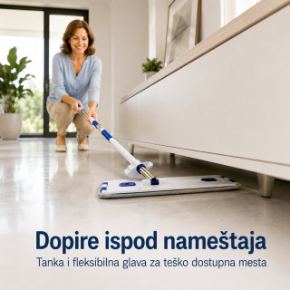 Flat Mop set sa kofom – brzo pranje i ceđenje bez prljanja ruku