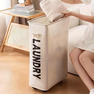 Uska korpa za veš sa točkićima