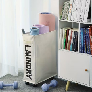 Uska korpa za veš sa točkićima