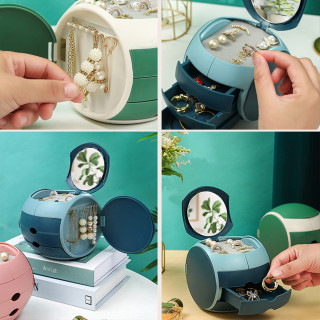 Glam Bomb - Okrugla kutija sa fiokama za nakit