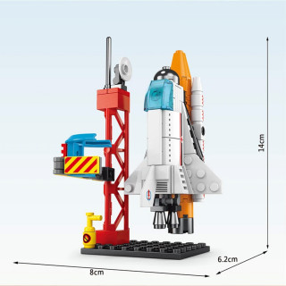 Rocket Building Blocks - Svemirska raketa od 107 delova