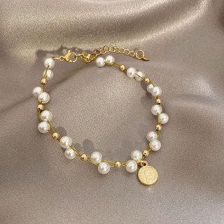 Double Pearls Harmony – Moderna narukvica sa biserima