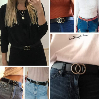 Double Ring Belt - Kaiš sa unikatnom šnalom