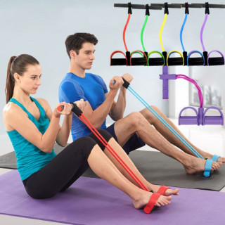Latex traka sa pedalama za jogu, istezanje i vežbanje 
