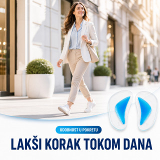 Silikonski jastučići za stopala – OrtoGel potpora 1 par