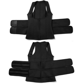 Dvostruki sauna prsluk sa podrškom za leđa