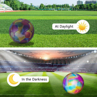 Glow in the Dark Football - Fudbalska lopta sa reflektujućim efektom