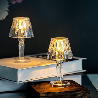 Aura Light - Bežična stona lampica kristalnog izgleda