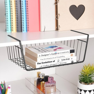 Metal shelf - Crna metalna viseća polica 