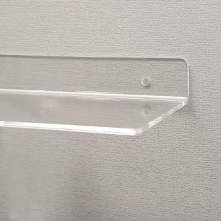 Minimalistička akrilna zidna polica za kupatilo ili kuhinju