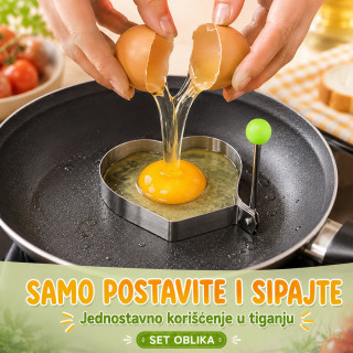 Kreativne modle za jaja – doručak u obliku srca, zvezde i cveta