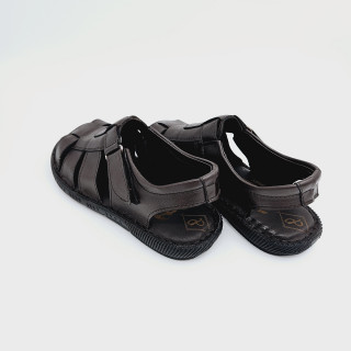 Muške kožne sandale u braon boji 022 BRW