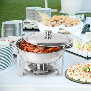 Diš Buffet - Okrugli grejač hrane sa gorionikom